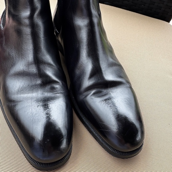 To Boot New York Adam Derrick Black Leather Chelsea Boots Men’s 11 Made in Italy main image 7